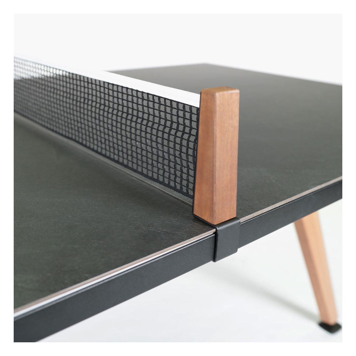 Filet De Ping-Pong Rétractable Sourcing Map - 1.8m, Nylon Durable, Noir - Pour Intérieur Et Extérieur - 3