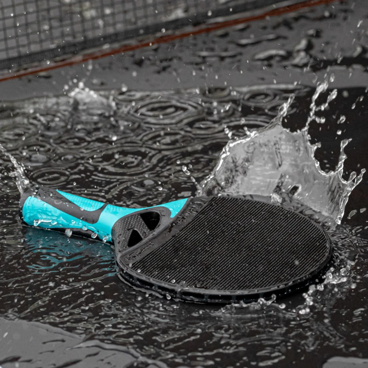 Raquette de ping-pong outdoor Tacteo bleue résistante à l’eau